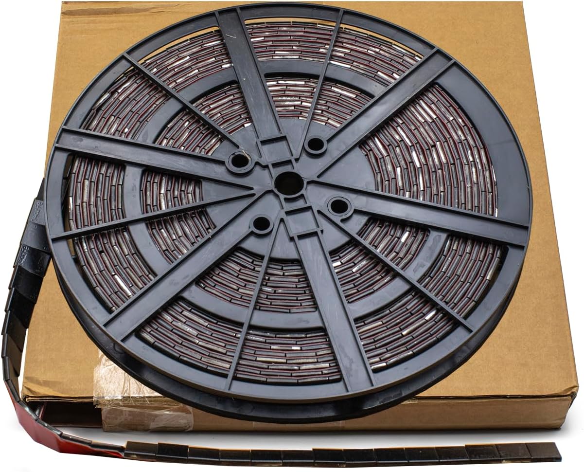 1/4 oz (715 PCS) ROLL - Black Coated Low Profile Steel Adhesive Stick-on Wheel Weights – (3M™ Tape)