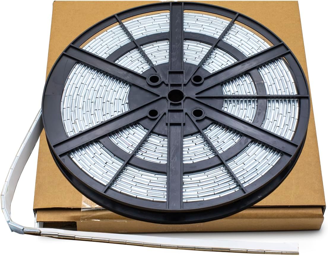 1/4 oz (715 PCS) ROLL - Zinc Plated Low Profile Steel Adhesive Stick-on Wheel Weights – (White Tape)