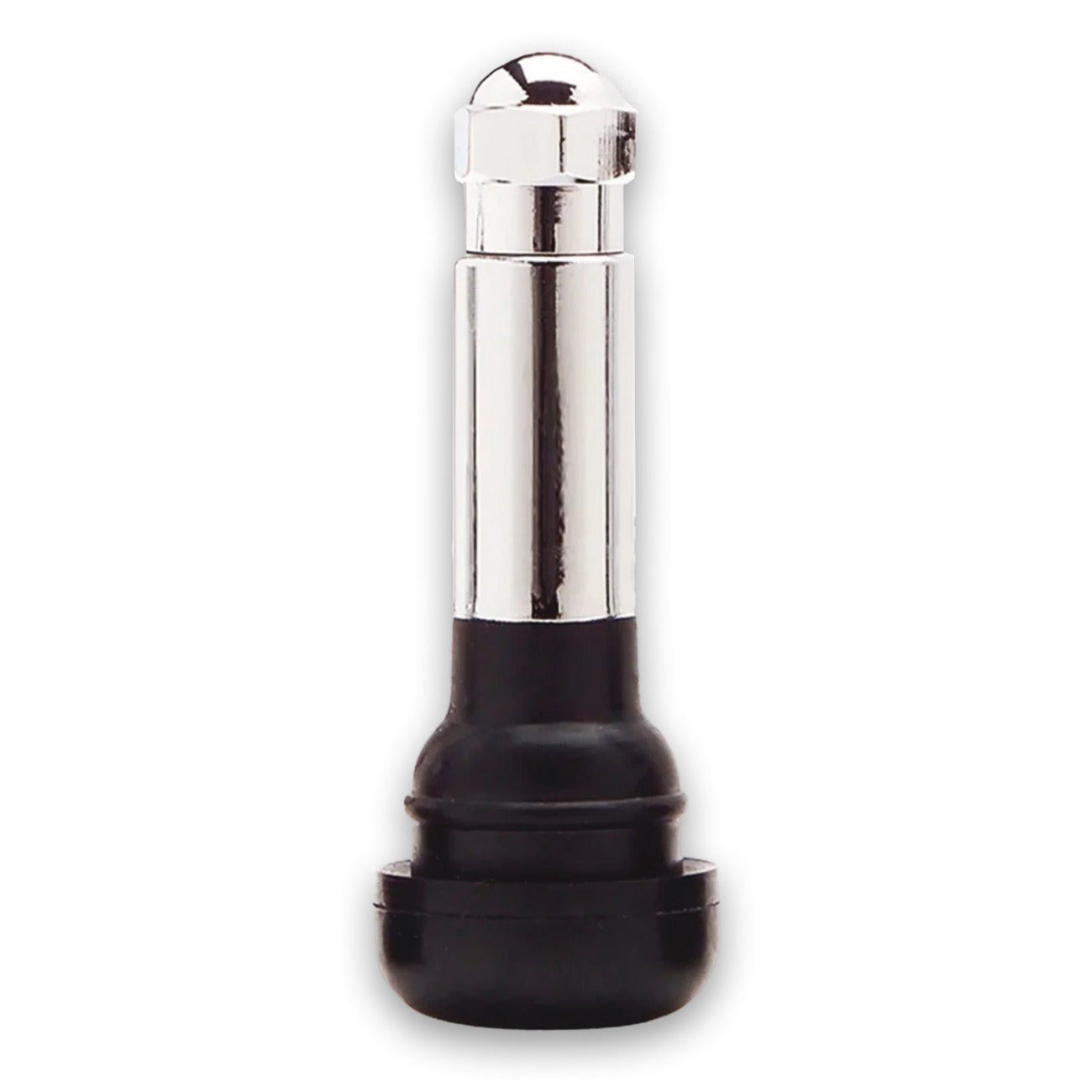 TR414C Chrome Sleeved Snap-in Valves, 1.50" Tall, 0.453" Wheel Valve Hole