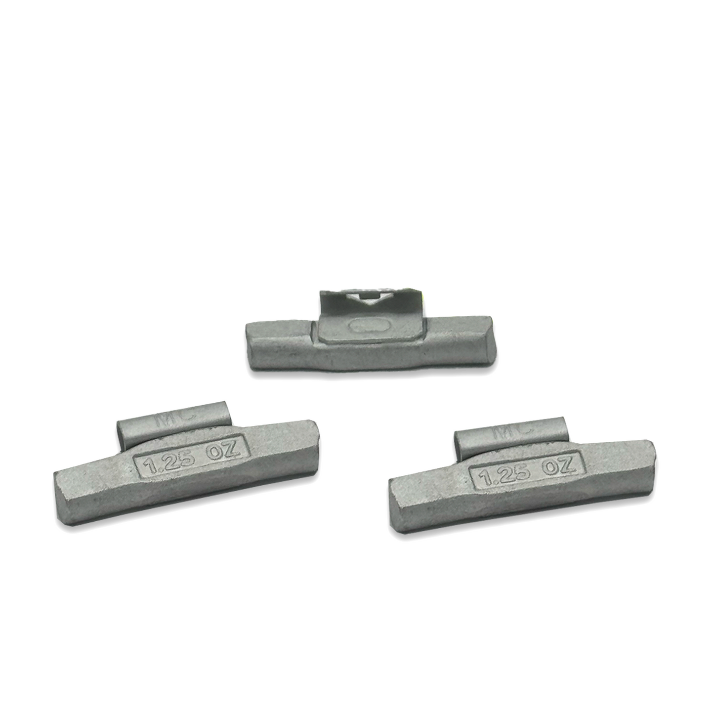 MC Series 1.25-oz Steel Hammer-On Wheel Weights (Box of 25) - a2ztiresupplies