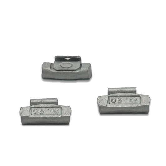 P Series 0.50-oz Steel Hammer-On Wheel Weights (Box of 25) - a2ztiresupplies