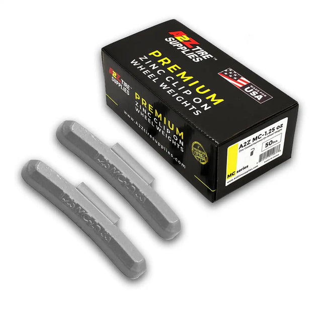 MC 1.25oz Zinc Clip on Wheel Weights for Domestic Alloy Rims 50 PCS