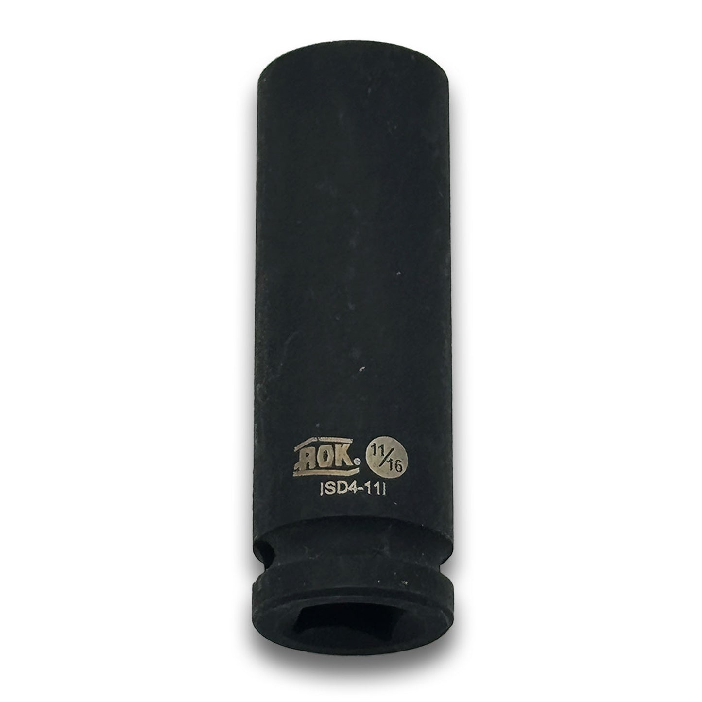 Deep Impact 11/16" Heavy-Duty Steel Socket High-Torque Rated 1/2" Drive - SAE (Made in Taiwan) - a2ztiresupplies