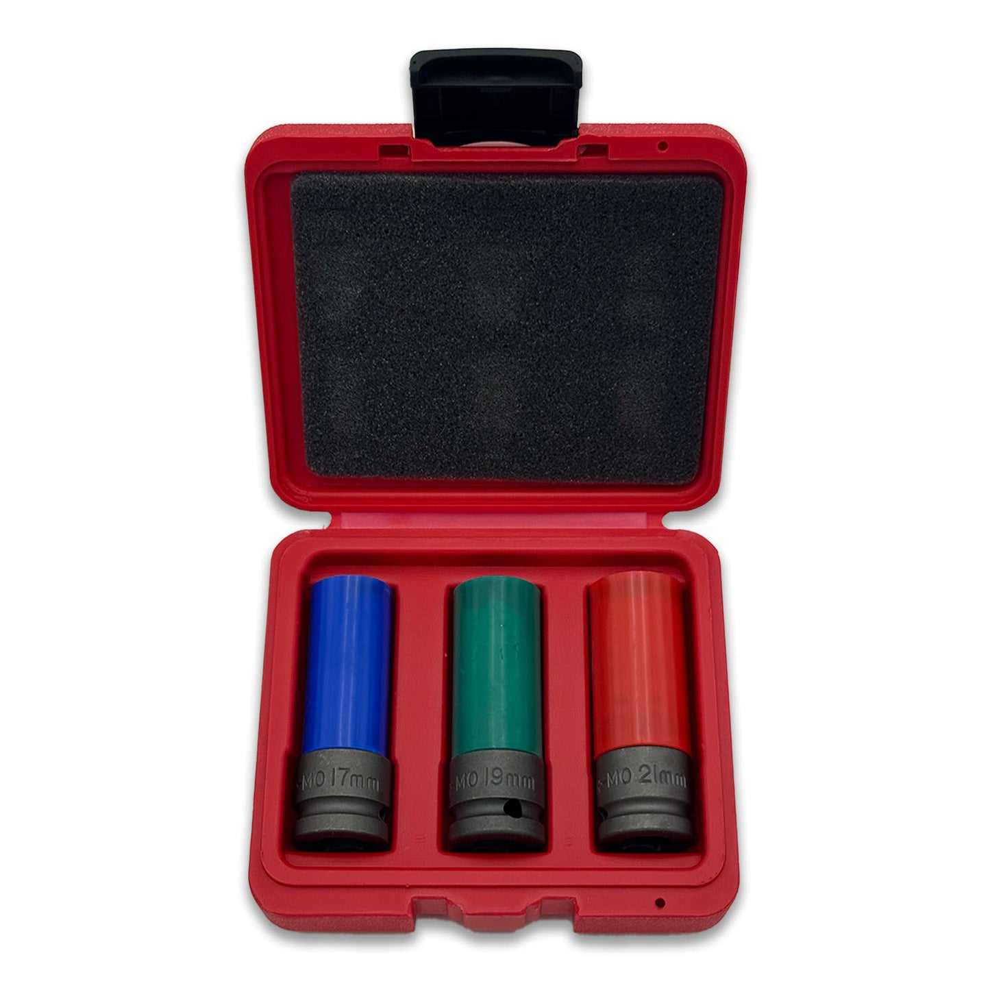 3 Piece Thin-wall 1/2" Socket Set Wheel-Friendly (17mm, 19mm, 21mm) 1 Each Size (Made in Taiwan) - a2ztiresupplies