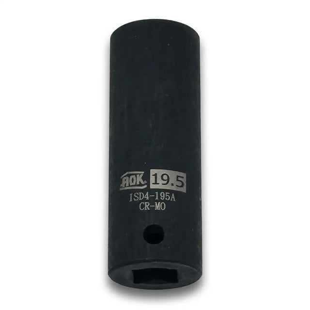 Deep Impact Socket 19.5mm Metric - 1/2" Drive, Cr-Mo Steel