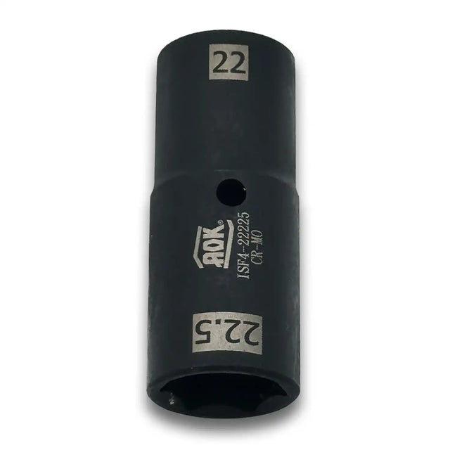 Thin-Wall Flip Socket 22mm x 22.5mm Metric - 1/2" Drive, Cr-Mo Steel