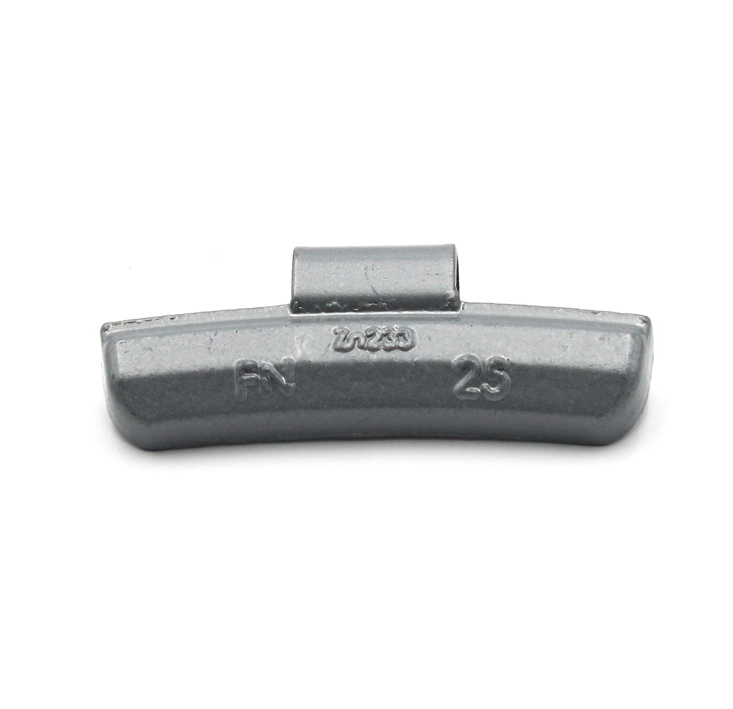 FN Series 25g Rust-Proof Epoxy Coated Zinc Hammer-On Wheel Weights — Box of 100