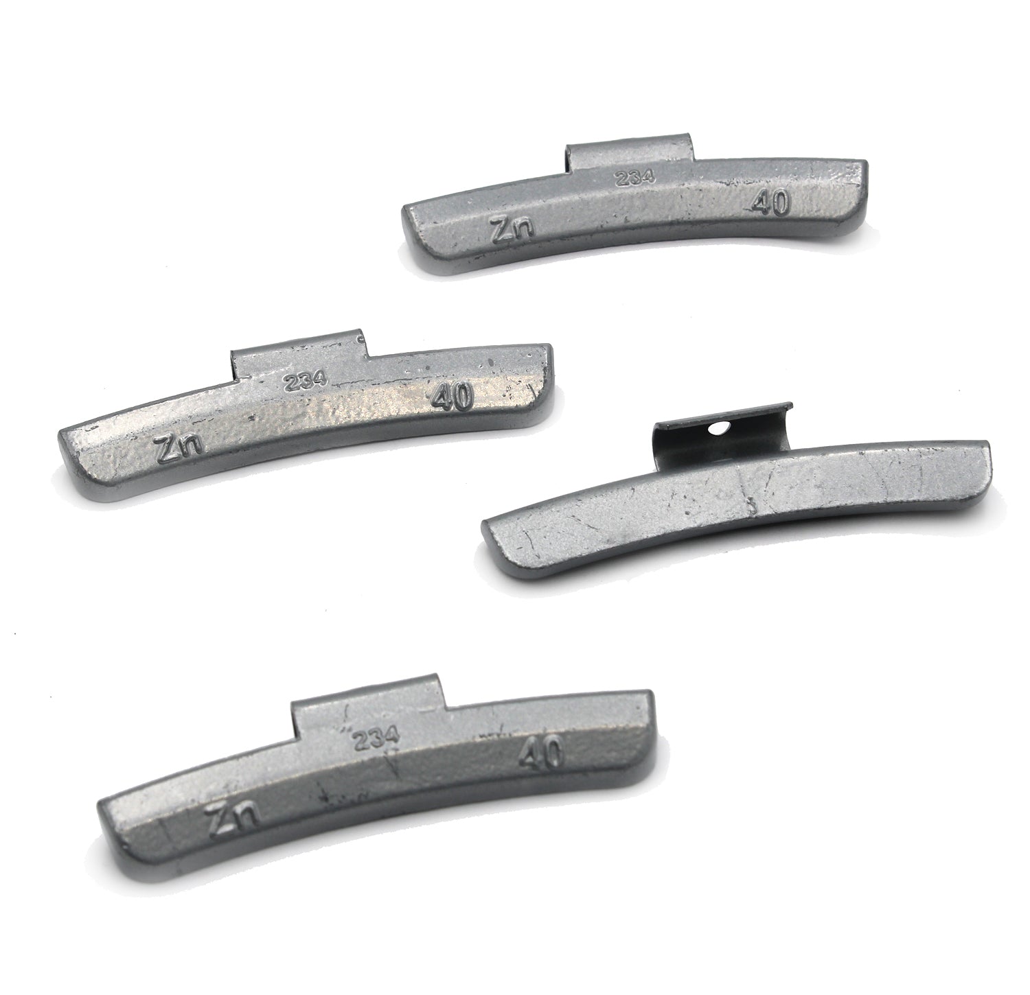 FN Series 40g Rust-Proof Epoxy Coated Zinc Hammer-On Wheel Weights - Box of 50 - a2ztiresupplies