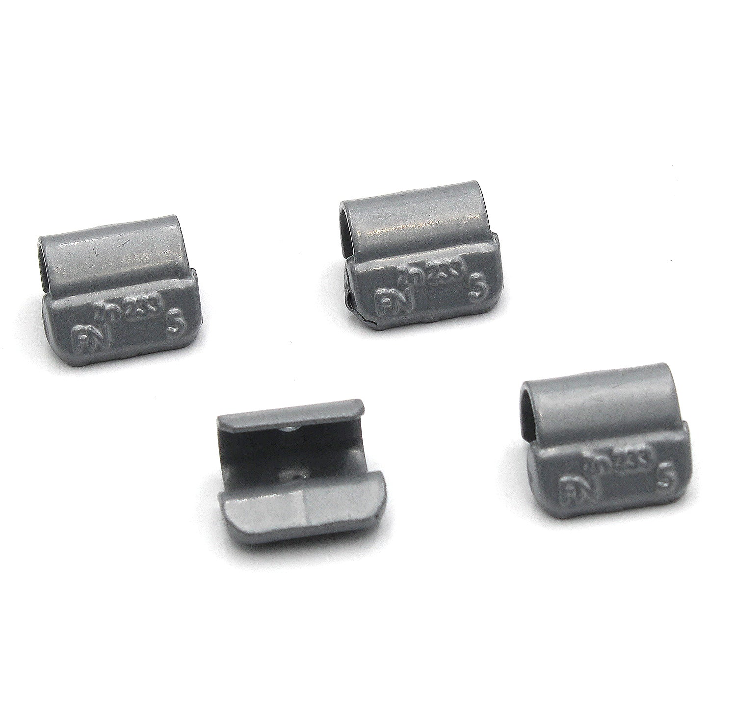 FN Series 5g Rust-Proof Epoxy Coated Zinc Hammer-On Wheel Weights - Box of 100 - a2ztiresupplies