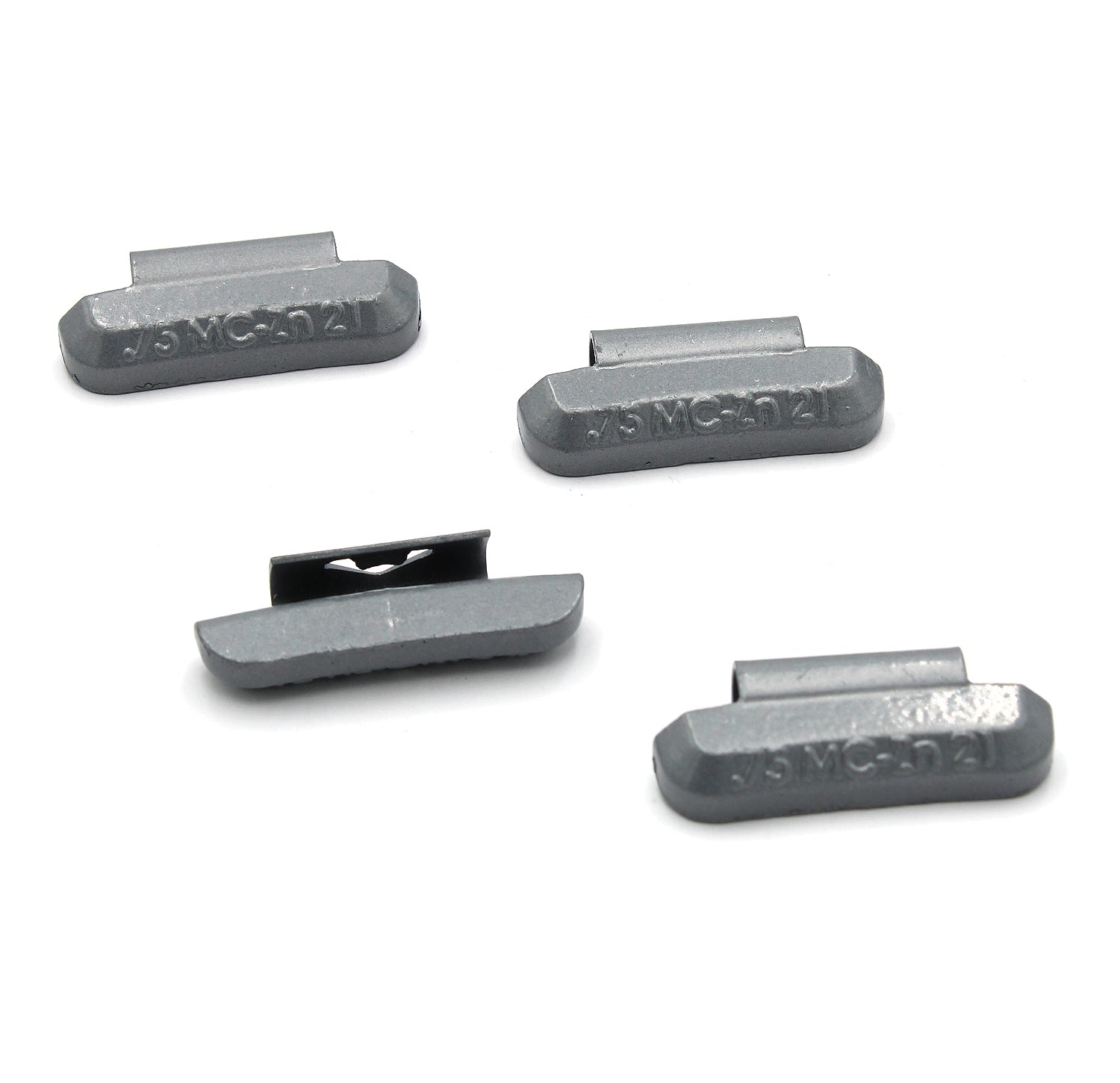MC Series 0.75‑oz Rust-Proof Epoxy Coated Zinc Hammer‑On Wheel Weights - Box of 100 - a2ztiresupplies