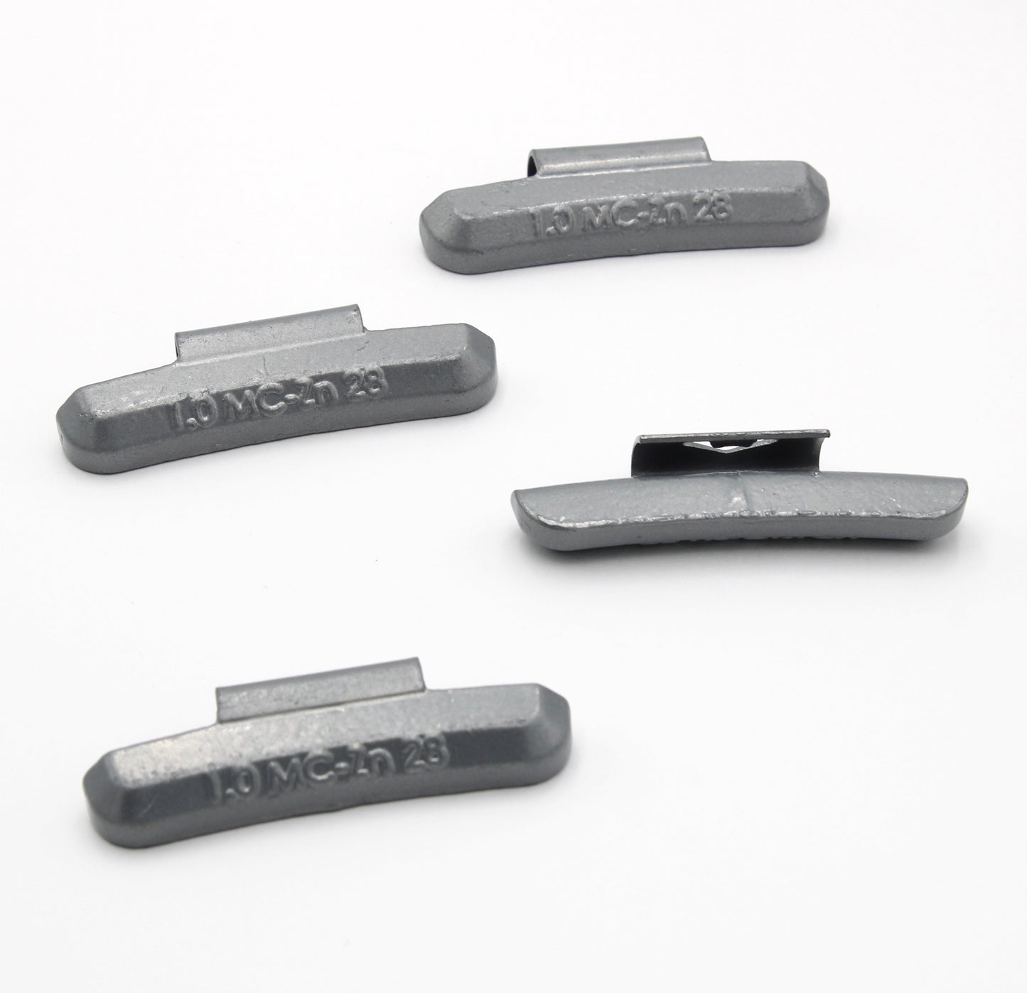 MC Series 1.0‑oz Rust-Proof Epoxy Coated Zinc Hammer‑On Wheel Weights - Box of 100 - a2ztiresupplies