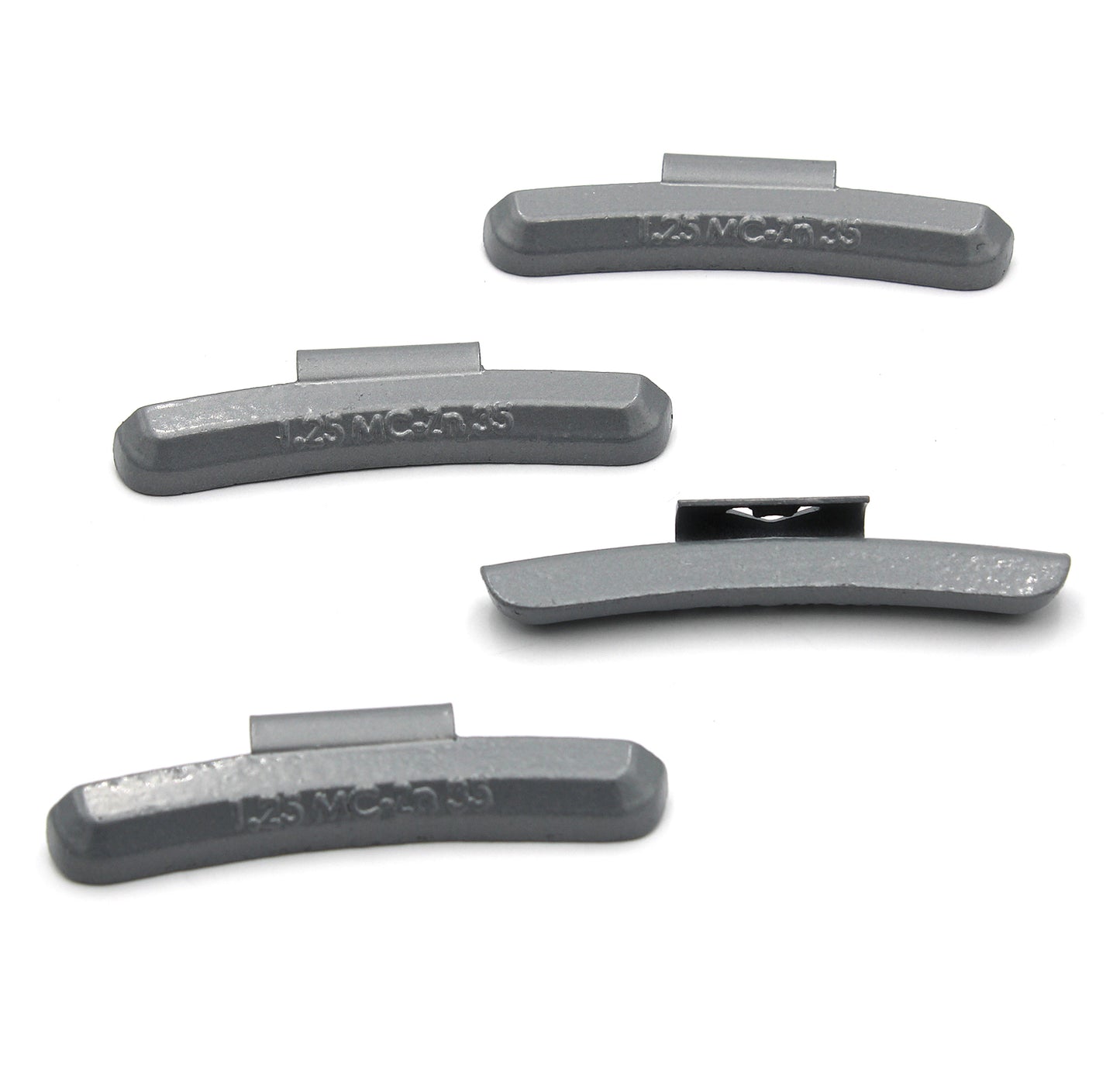 MC Series 1.25‑oz Rust-Proof Epoxy Coated Zinc Hammer‑On Wheel Weights - Box of 50 - a2ztiresupplies