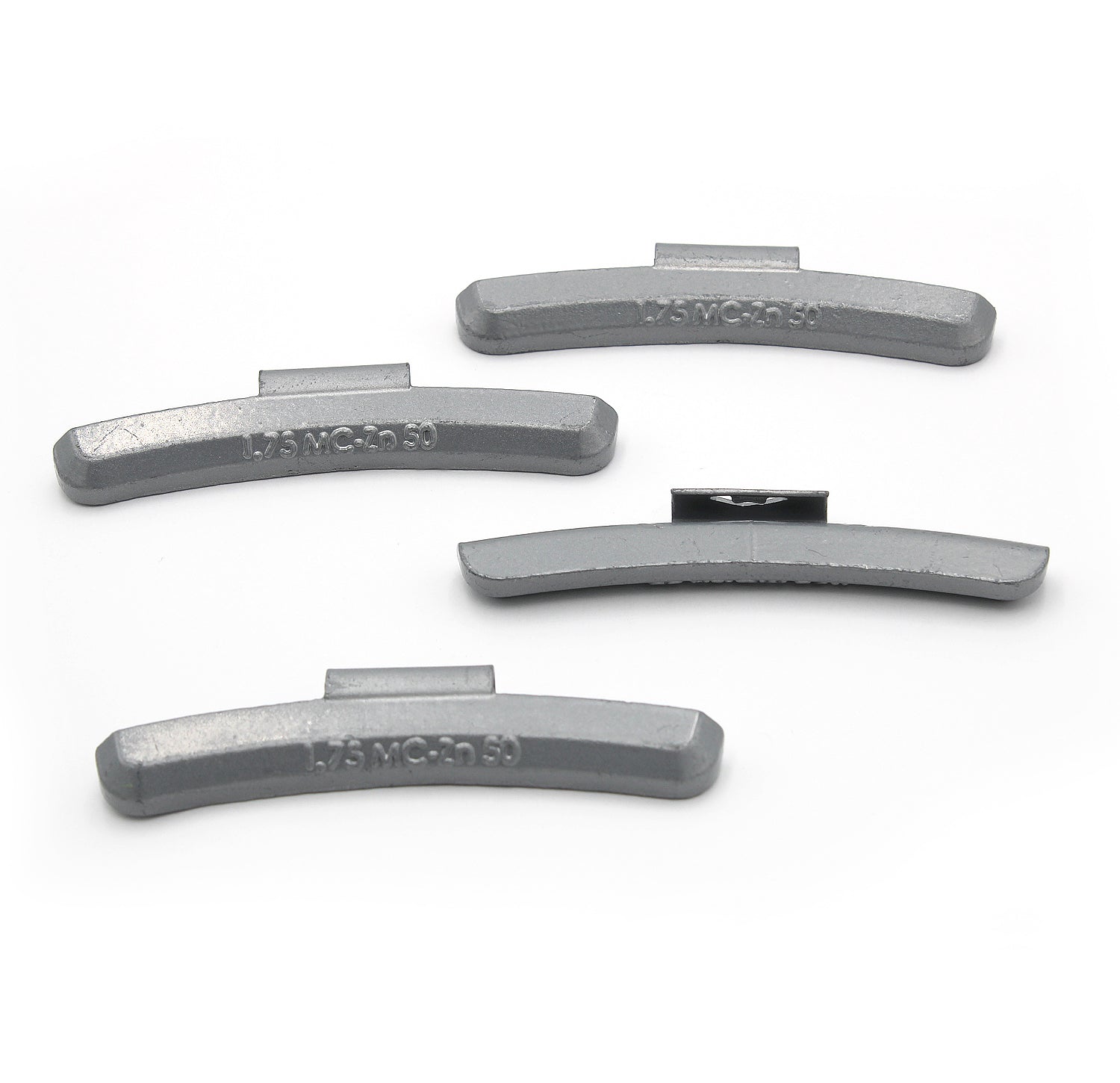 MC Series 1.75‑oz Rust-Proof Epoxy Coated Zinc Hammer‑On Wheel Weights - Box of 50 - a2ztiresupplies