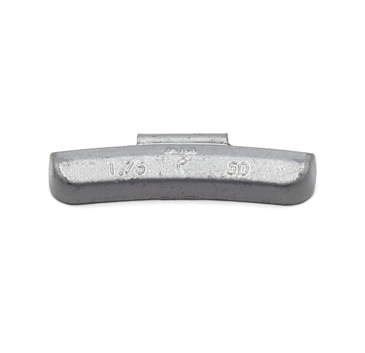 P Series 1.75-oz Rust-Proof Epoxy Coated Zinc Hammer-On Wheel Weights - Box of 50 - a2ztiresupplies