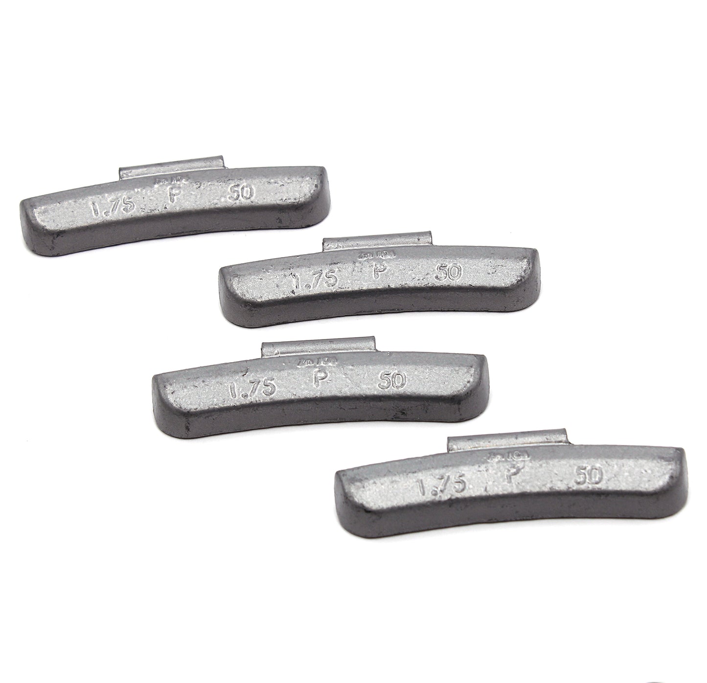 P Series 1.75-oz Rust-Proof Epoxy Coated Zinc Hammer-On Wheel Weights - Box of 50 - a2ztiresupplies