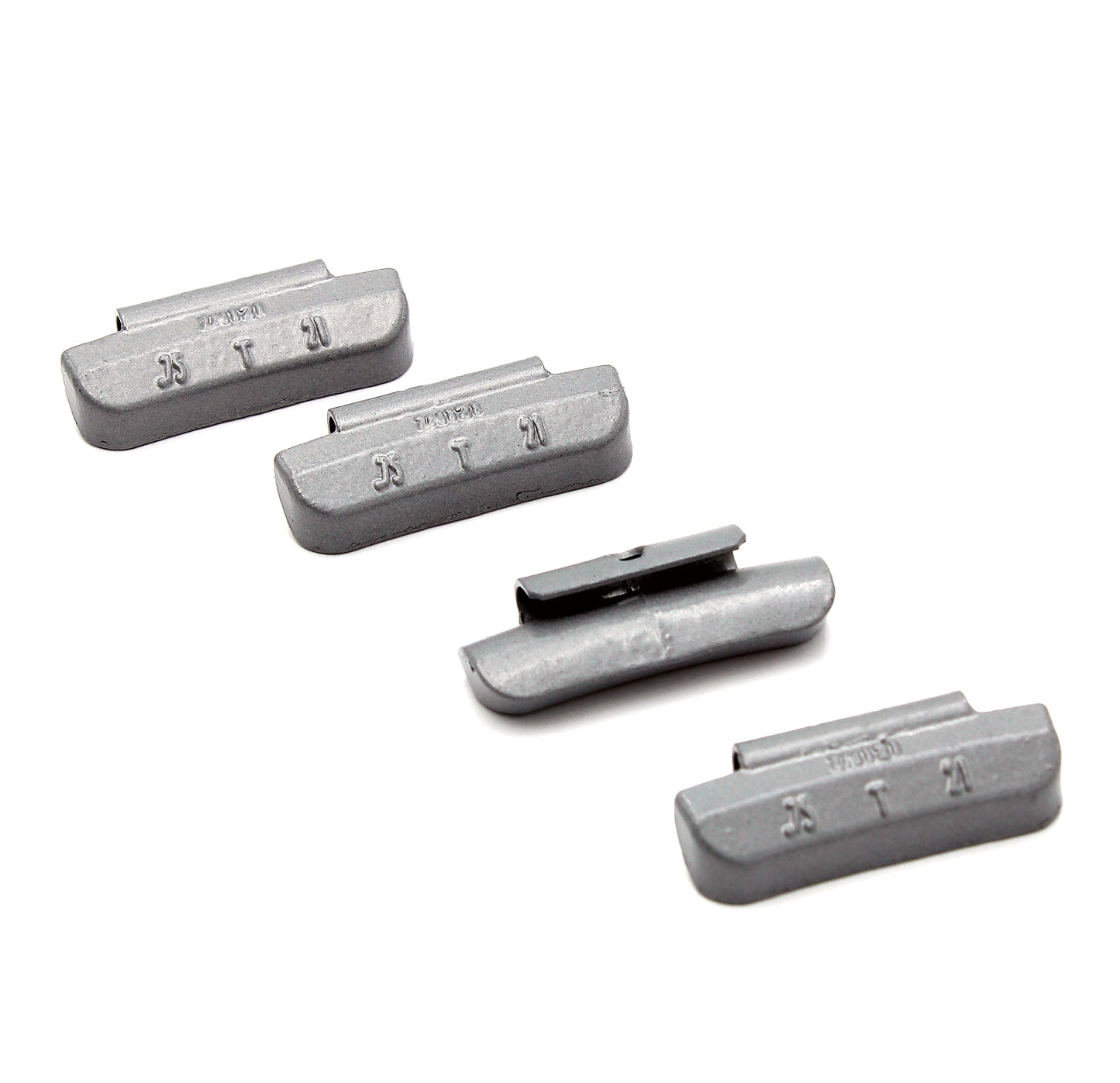 T Series 0.75-oz Rust-Proof Epoxy Coated Zinc Hammer-On Wheel Weights - Box of 100 - a2ztiresupplies