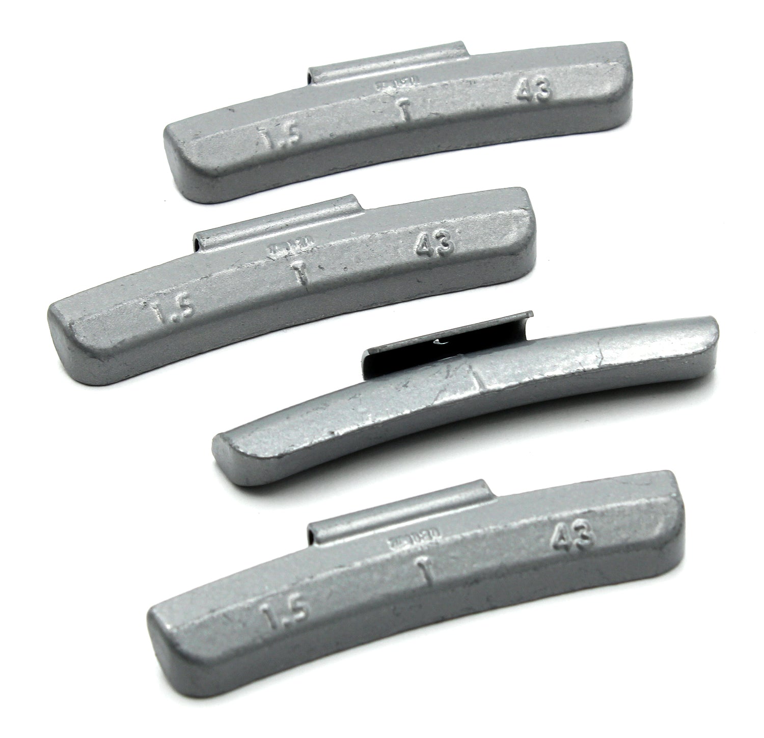 T Series 1.50-oz Rust-Proof Epoxy Coated Zinc Hammer-On Wheel Weights - Box of 50 - a2ztiresupplies