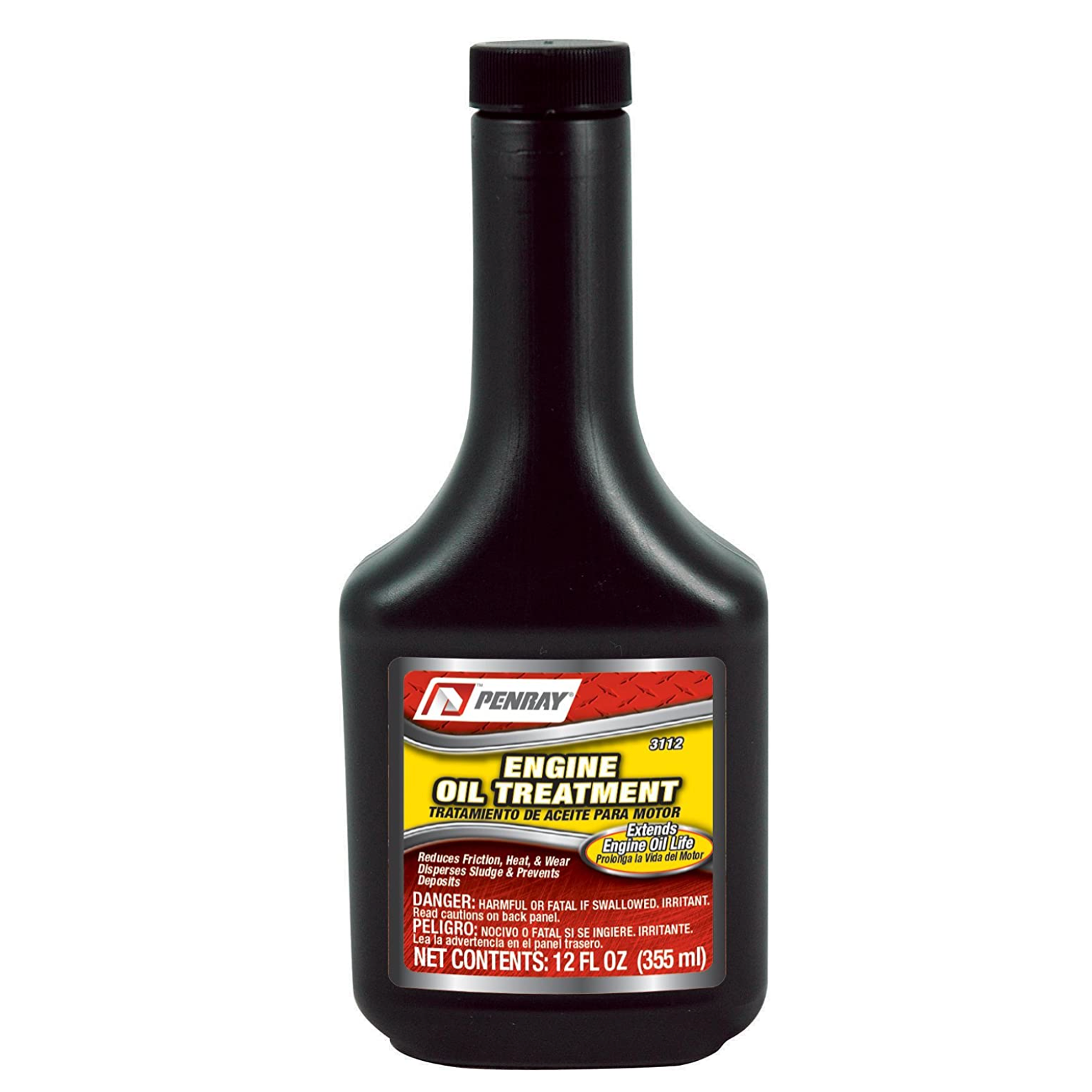 Penray #3112 Engine Oil Treatment 12oz bottle, breaks sludge, reduces heat, friction and Wear and prevents deposits