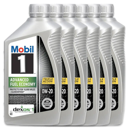 6-Pack Mobil 1 SAE 0W-20 Advanced Full Synthetic Motor Oil, 1 QT - A2Z Tire Supplies - Image 4