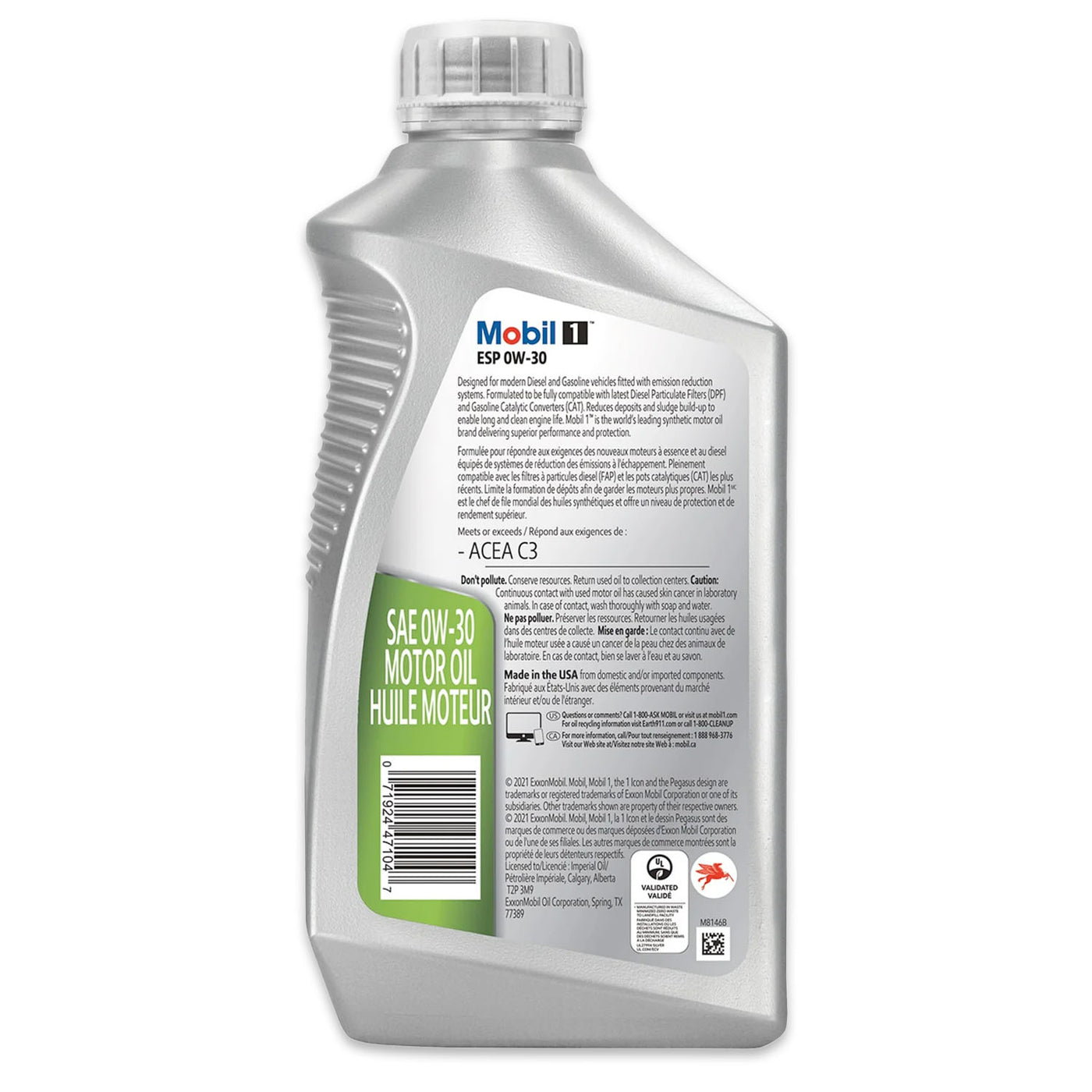 6-Pack Mobil 1 0W-30 Advanced Full Synthetic Motor Oil, 1 QT, additional view 3