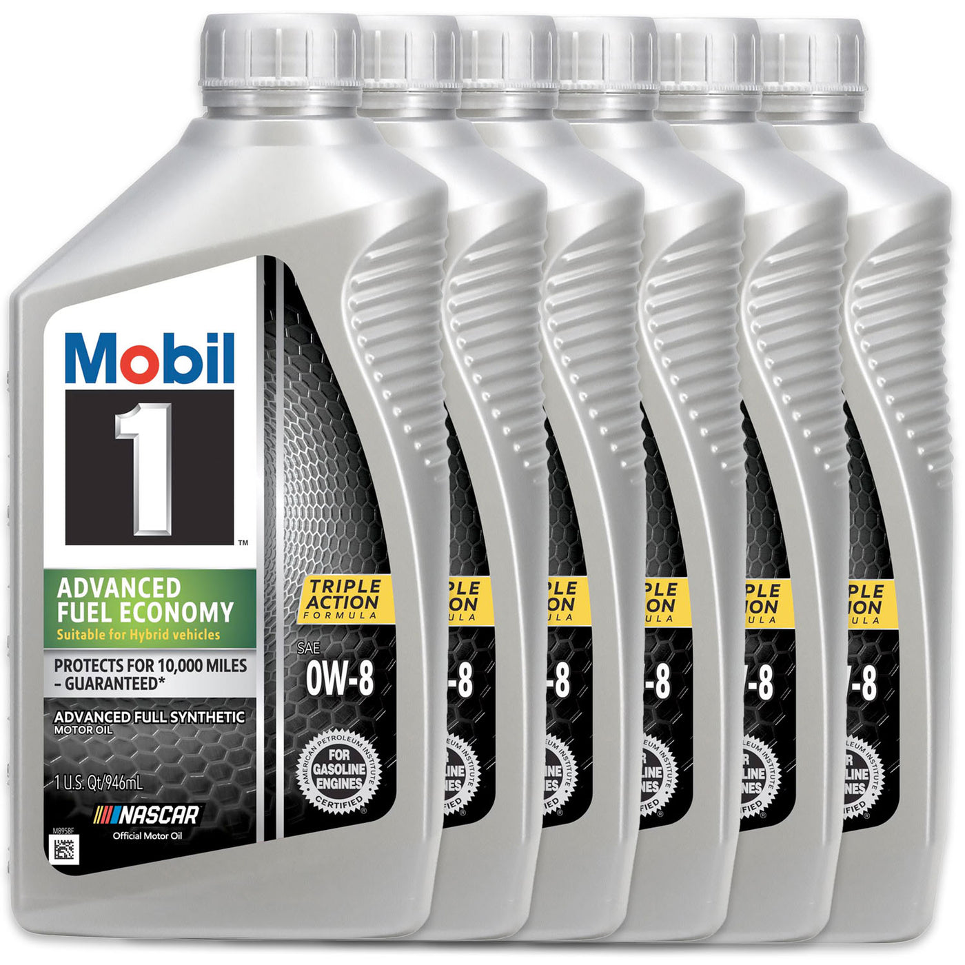 6-Pack Mobil 1 0W-8 Advanced Full Synthetic Motor Oil, 1 QT, additional view 4