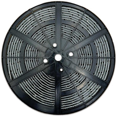 1/2 oz Black Coated Steel Adhesive Wheel Weights - White Tape, Roll of 358 Segments