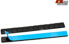 1/4 oz Black Coated Steel Adhesive Wheel Weights - Blue Tape, 30 Strips / 360 Segments, additional view 4