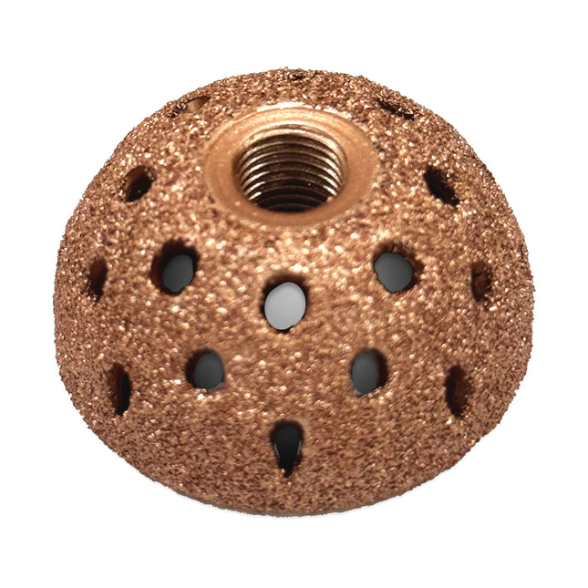 1.5" x 3/4" Tire Grinding Wheel - Vented Bowl Inner Liner Prep 65 Grit