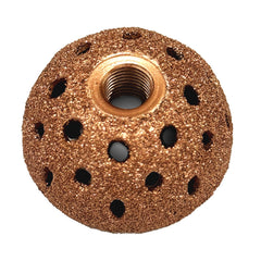 1.5" x 3/4" Tire Grinding Wheel - Vented Bowl Inner Liner Prep 65 Grit, additional view 3