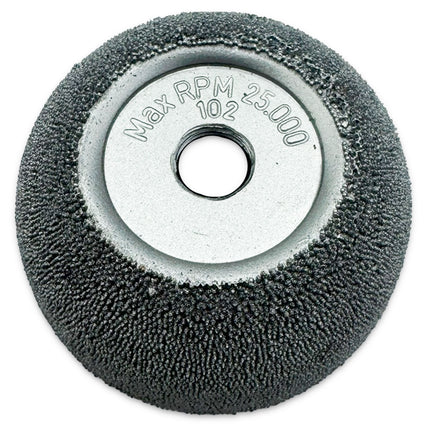 2" x 3/4" Flared Carbide Contour Buffing Wheel - 170 SSG | Tire Inner Liner Prep - Image 2