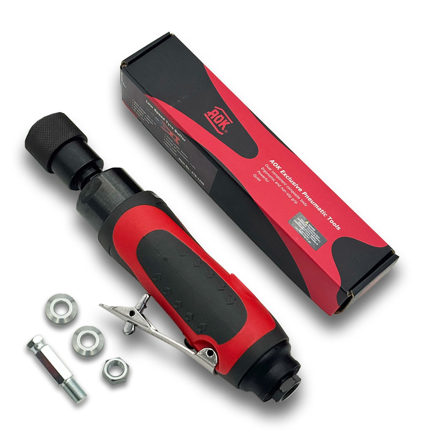 Low Speed 4,000 RPM Tire Buffing Tool Low Abrasive Powered by Compressed Air (Made in Taiwan)