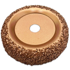 2.5" x 1/2" Carbide Contour Buffing Wheel - 23 Grit, Heavy-Duty Tire Inner Liner Prep