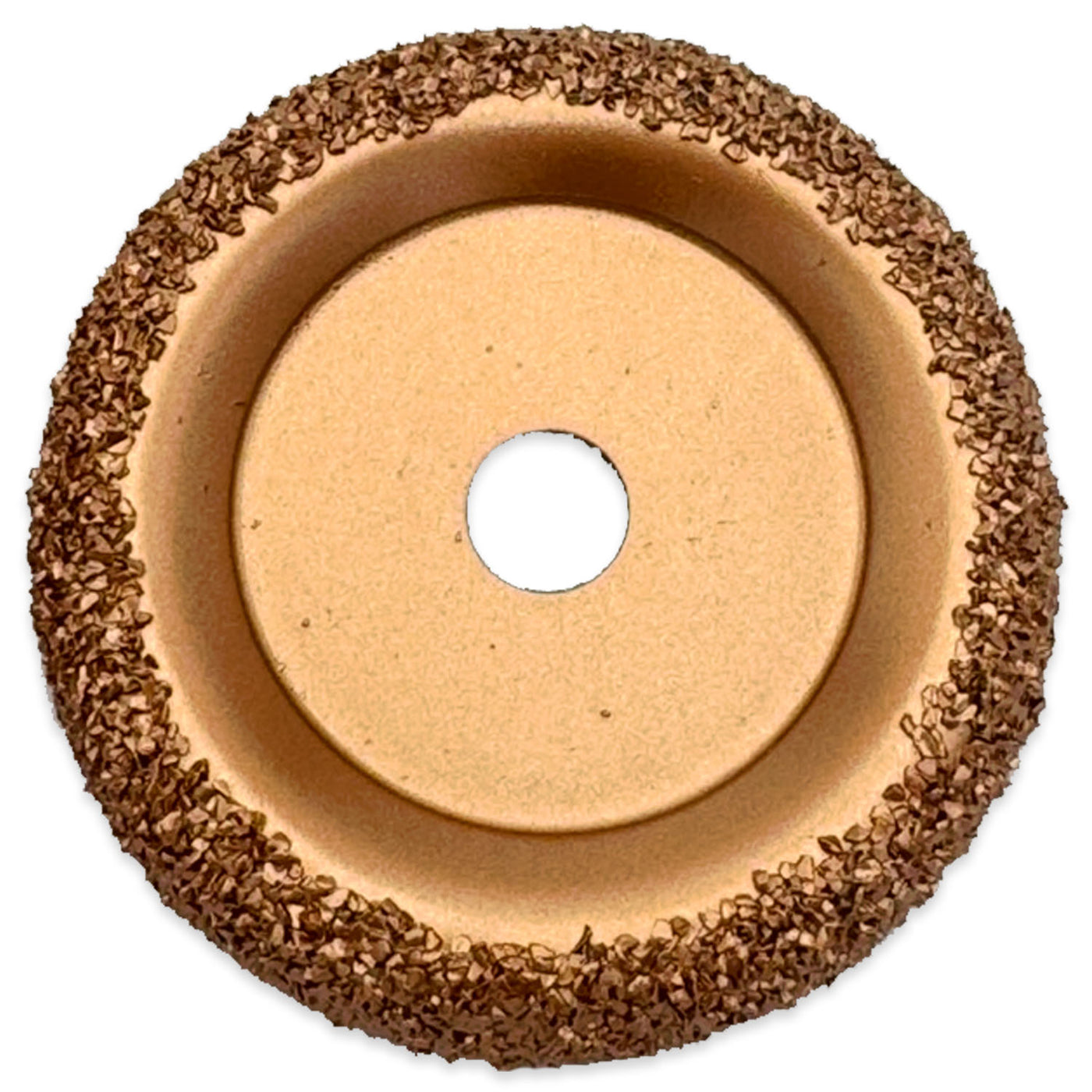 2.5" x 1/2" Carbide Contour Buffing Wheel - 23 Grit, Heavy-Duty Tire Inner Liner Prep, alternate view