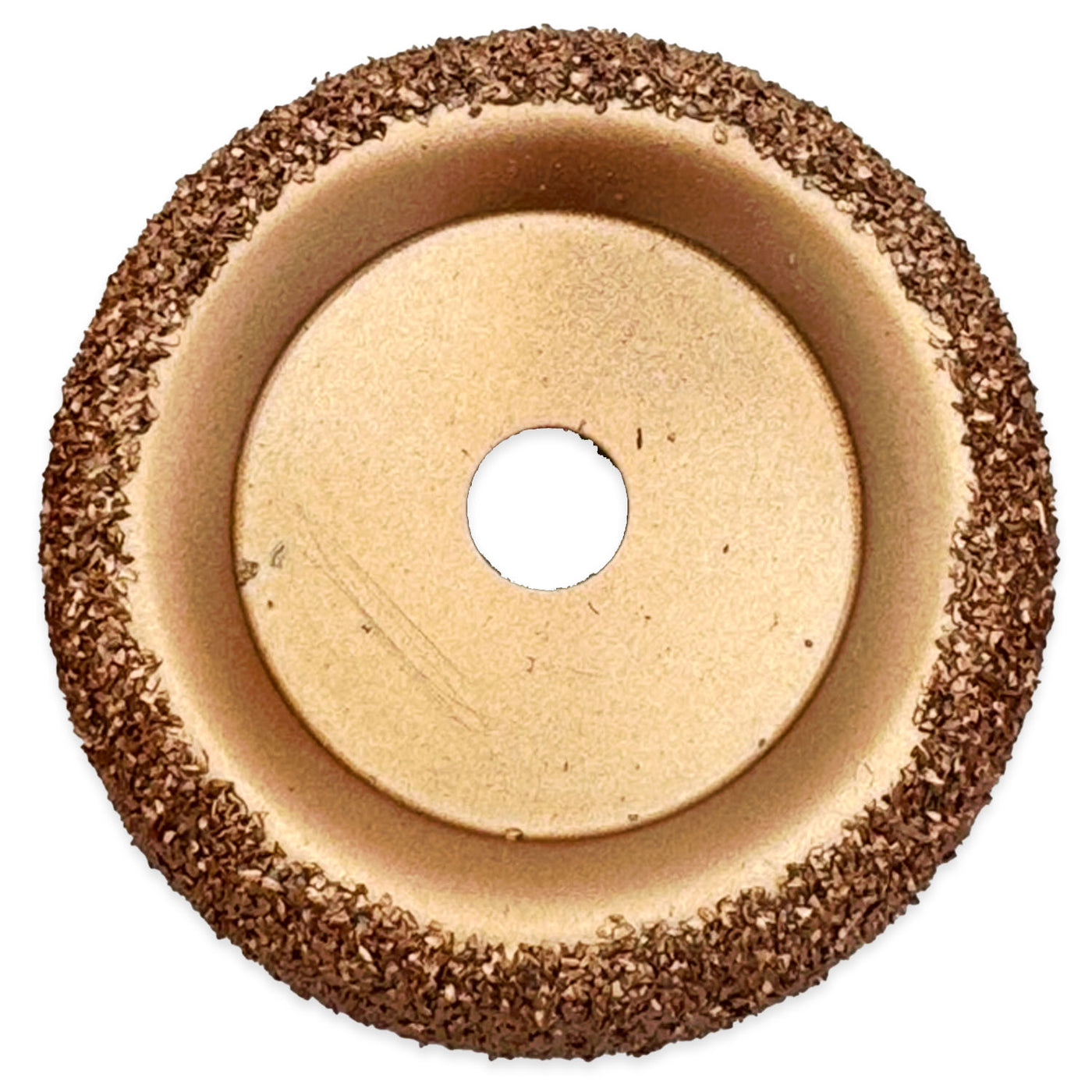 2.5" x 1/2" Carbide Contour Buffing Wheel - 36 Grit, Standard Tire Inner Liner Prep, alternate view