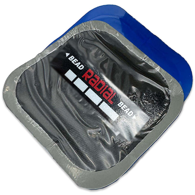 2.5" x 3.25" Square Radial-Ply Tire Repair Patches - 20/Box, Large Elongated Repairs