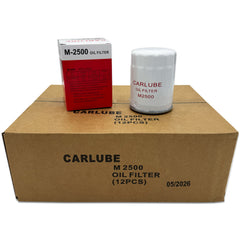 M2500 Engine Oil Filters for Ford, Chevrolet, GMC, Dodge, Jeep - Case of 12