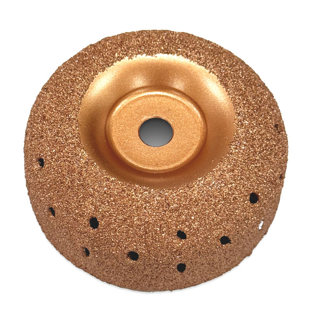 3" x 1.25" Tire Grinding Wheel - Vented Bowl Inner Liner Prep 65 Grit