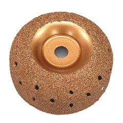 3" x 1.25" Tire Grinding Wheel - Vented Bowl Inner Liner Prep 65 Grit