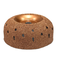 3" x 1.25" Tire Grinding Wheel - Vented Bowl Inner Liner Prep 65 Grit, alternate view