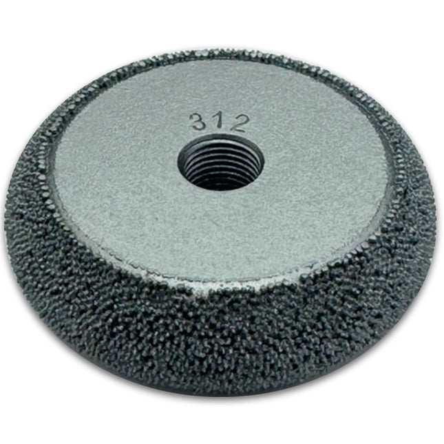 2.5″ x 1/2″ Buzzout Carbide Buffing Wheel - 230 SSG, 3/8″-24 Thread