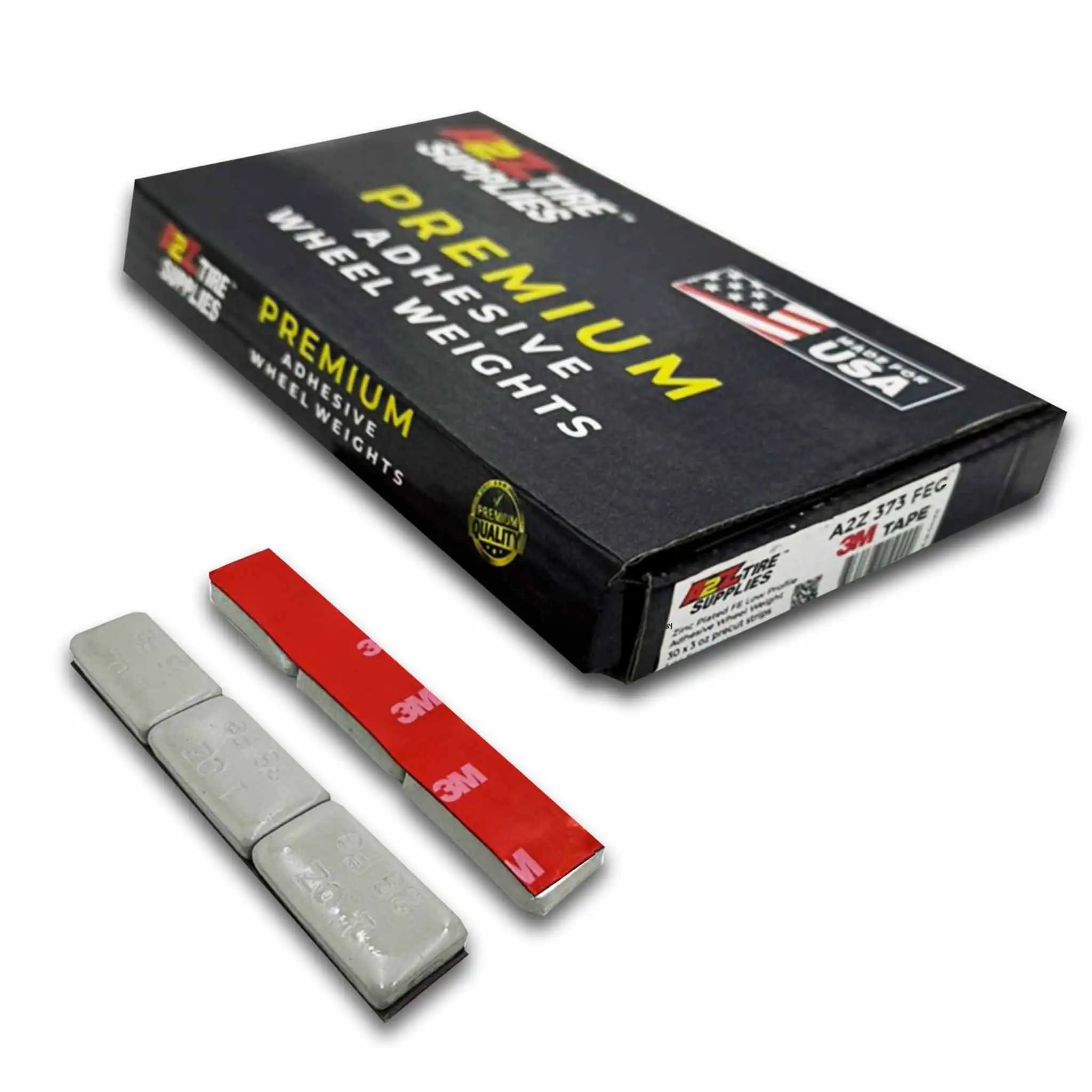 1 oz (180 PCS) - Gray Coated Low Profile Steel Adhesive Wheel Weights  – (3M™ Tape)