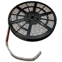 1/2 oz Gray Coated Steel Adhesive Wheel Weights - 3M Tape, Roll of 358 Segments