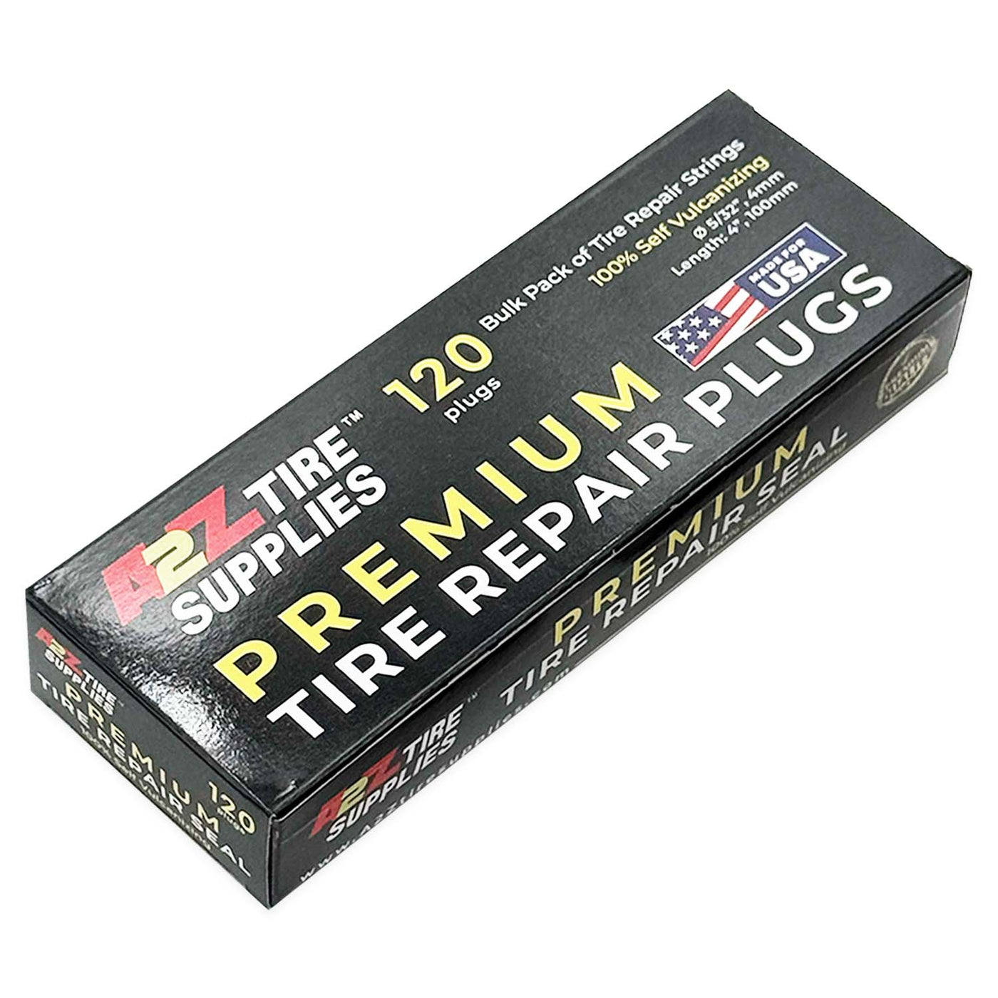 4" Thin Black Self-Vulcanizing Tire Plug String Inserts - Universal Fit, 120 to 480 Pack, alternate view