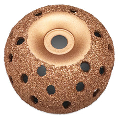 4" x 1.75" Tire Grinding Wheel - Vented Bowl Inner Liner Prep 65 Grit