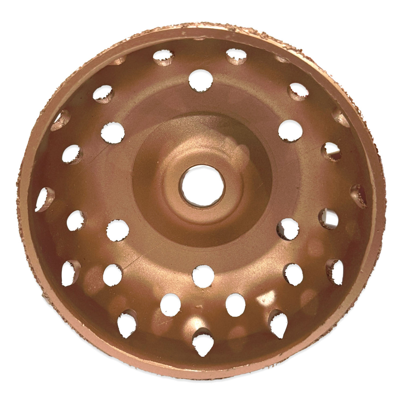 4" x 1.75" Tire Grinding Wheel - Vented Bowl Inner Liner Prep 65 Grit, additional view 4