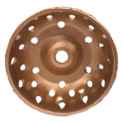 4" x 1.75" Tire Grinding Wheel - Vented Bowl Inner Liner Prep 65 Grit, additional view 4