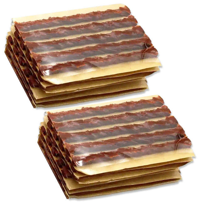 4" Brown Self-Vulcanizing Tire Plug String Inserts