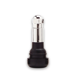 413C Rubber Snap-in Tubeless Tire Valve Stems With Chrome Sleeve, For 0.453