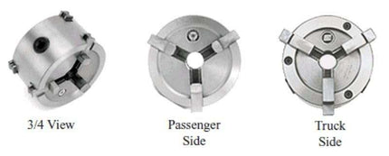 A2Z-80040 - Double-Sided Quick Chuck Adapter + Plates Fits 1" Arbor Lathes - A2Z Tire Supplies - Image 2