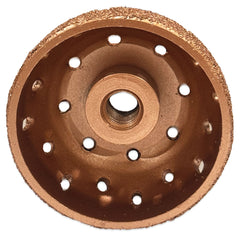 2" x 1" Tire Grinding Wheel - Vented Bowl Inner Liner Prep 36 Grit, additional view 3